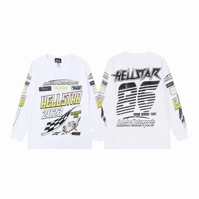 5515# Hellstar Hell Star Letter Print Lightning High Street Men's and Women's Hi
