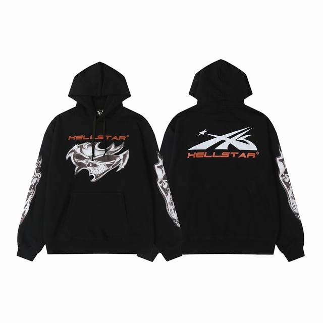 9909# Ins American hip-hop trend brand Hellstar letter print high street men and