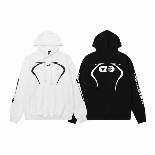 9908# Ins American hip-hop trend brand Hellstar letter print high street men and