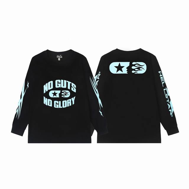 5512# Hellstar Hell Star Letter Print Lightning High Street Men's and Women's Hi