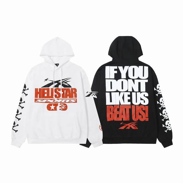 9906# Ins American hip-hop trend brand Hellstar letter print high street men and