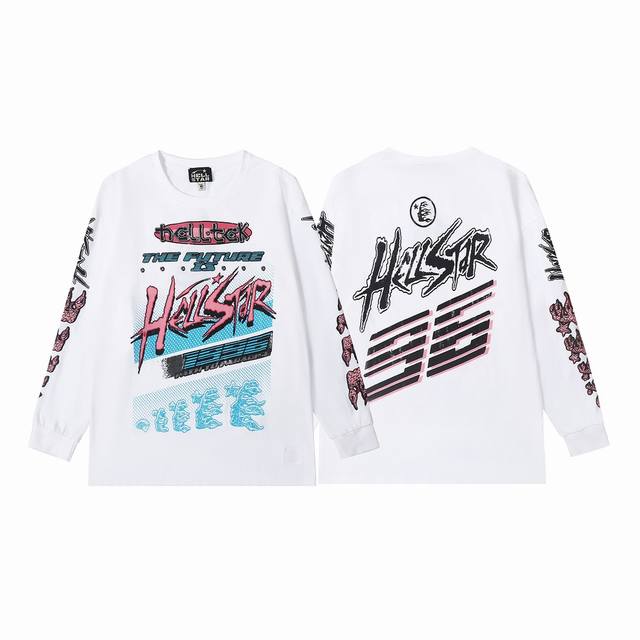 5501# Ins same style European and American trend Hell Star letter printing light