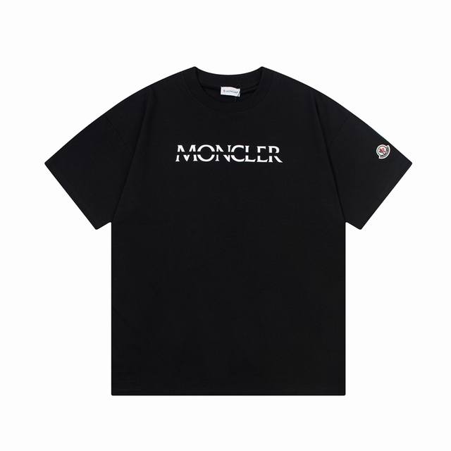 Moncler's minimalist split-letter print, the logo, features a refined update, in