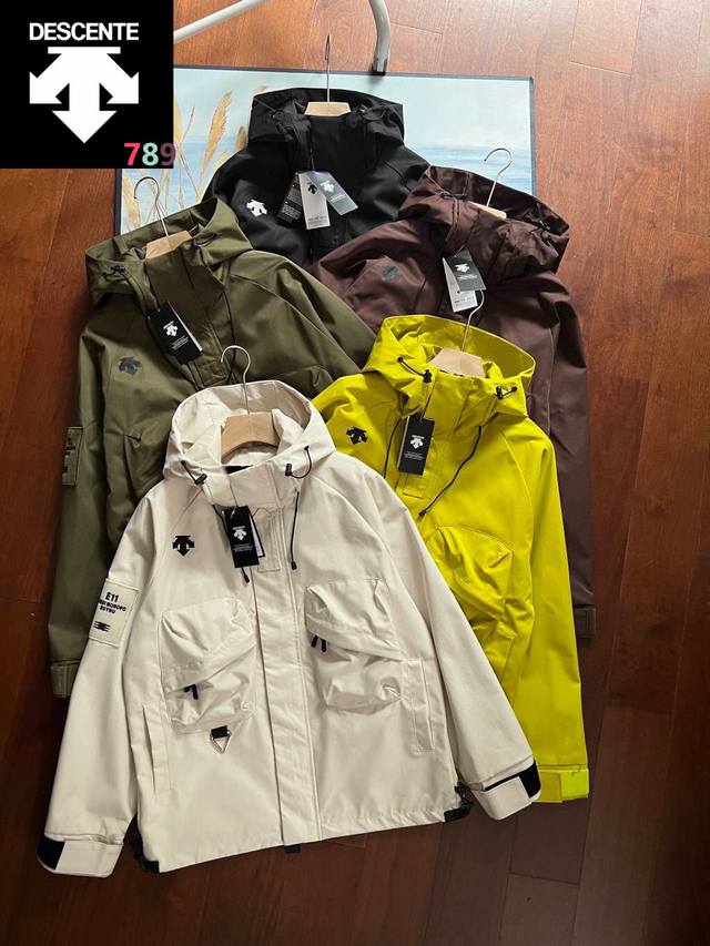 Colors: Black, Brown, Army Green, Apricot, Silver Green Sizes: L-4Xl Descente 2