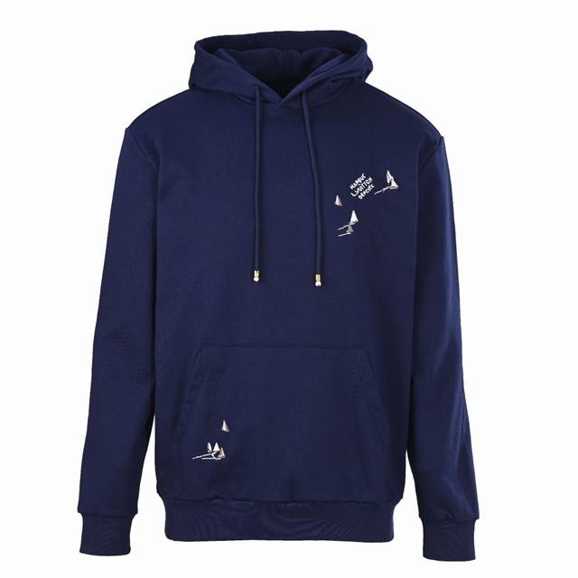 Louis Vuitton Lv Sailboat Embroidered Hoodie DDD. Original design purchased for