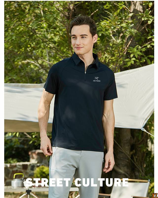 Arc'Teryx exclusive real shot of the new summer high-quality Polo sports outdoor