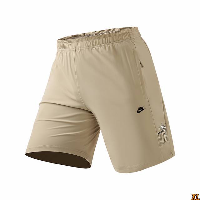 Nike exclusive real shot of the new summer high-quality ice silk pants shorts i