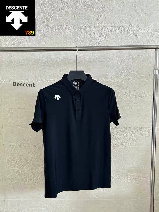 2025 Descentegolf short-sleeved polo shirt, new for spring/summer. This is a sli