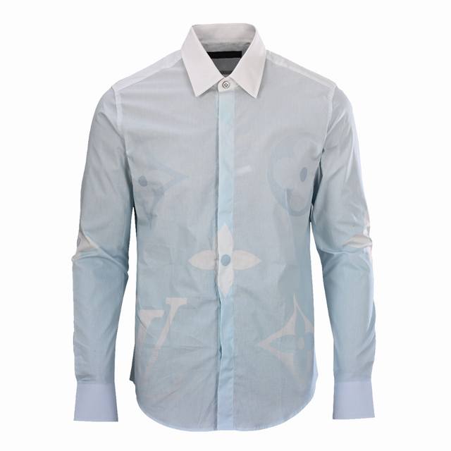 Louis Vuitton Lv Gradient Floral Long-Sleeved Shirt DDD. Made from 100% finely w
