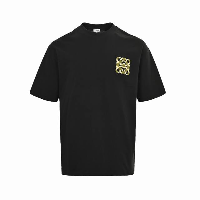 Loewe 25Ss Colorblock Towel Embroidered Logo Short Sleeve DDD. Featuring a class