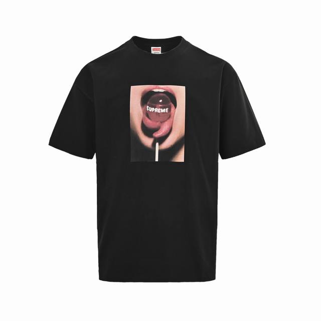 Supreme Fw24 Week8 Lollipop Tee Lollipop Print Short Sleeve Size:S-Xl DDD