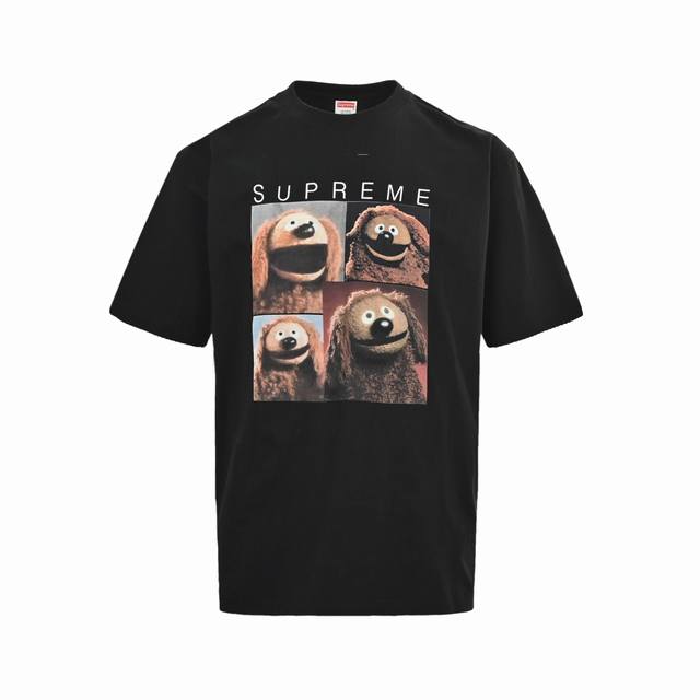 Supreme Ss24 Week1 Anime Print Round Neck American Trend Short Sleeve Size:S-Xl