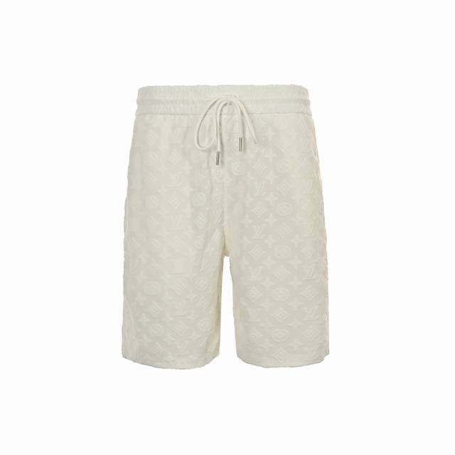 Louis Vuitton 24Ss full-print monogram jacquard suit shorts original mold. Custo