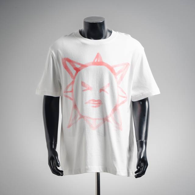 Our Legacy Squinting Sun Logo Print Short-Sleeved T-Shirt Size: S-Xl DDD