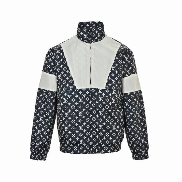 Louis Vuitton Monogram print trench coat with contrasting colors. Donkey's Monog
