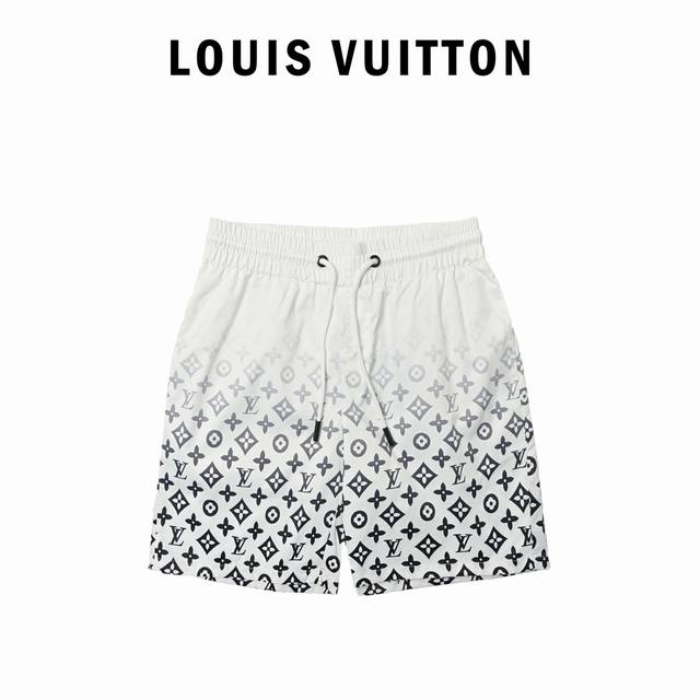 Louis Vuitton gradient beach shorts Finely crafted woven fabric, custom hardware