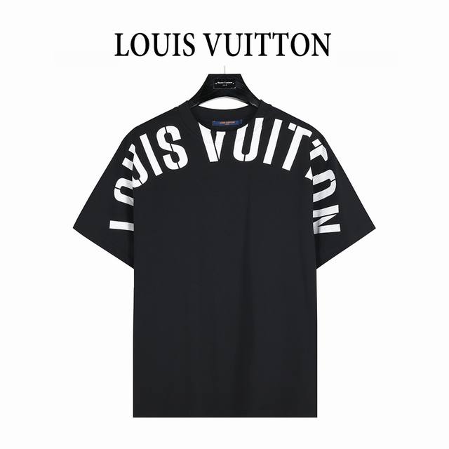 Louis Vuitton 25Ss letter logo printed short-sleeved T-shirt The fabric is made