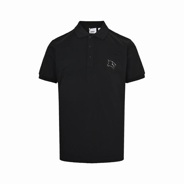 Burberry 25Ss Hollow Horse Polo Short Sleeve is crafted from a custom-made cotto