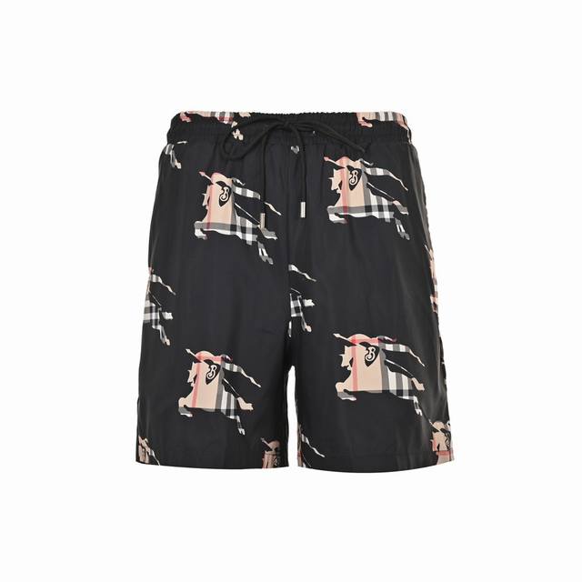 Burberry 24Ss Plaid Warhorse Beach Shorts DDD. Made of imported high-count, high