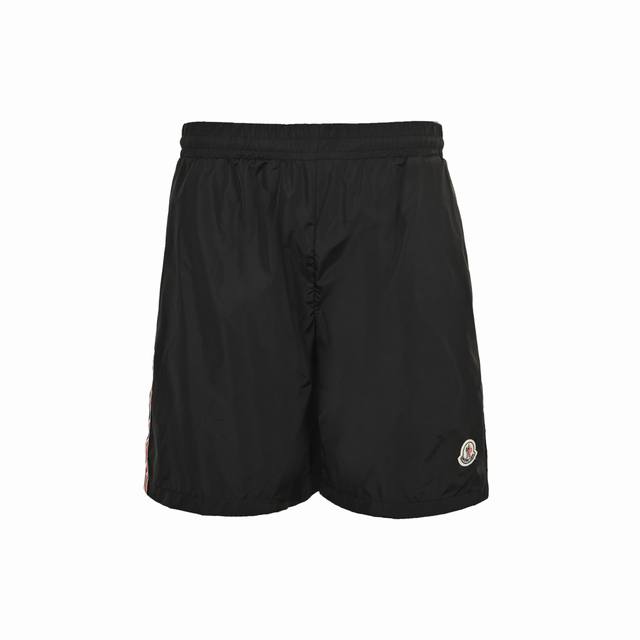 Moncler Side Web Logo Beach Shorts DDD. These summer-exclusive beach shorts are
