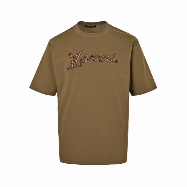 Louis Vuitton 24Ss Hemp Rope Knot Embroidered Short Sleeve The Lovers embroidere