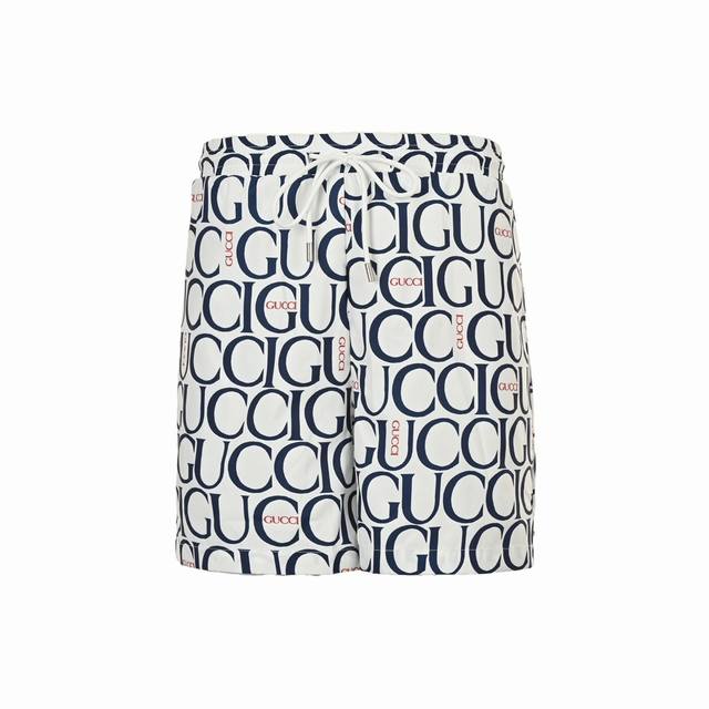 Gucci 24Ss Capsule Collection all-over print beach shorts DDD. Utilizing 3D lase