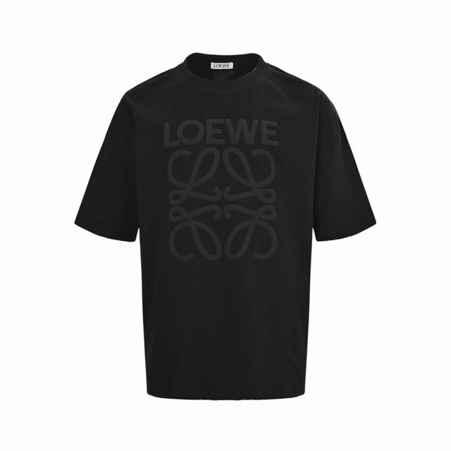 Loewe 25Ss Foam Clover Short Sleeve Fabric is made from custom 240g 26s ultra-sm