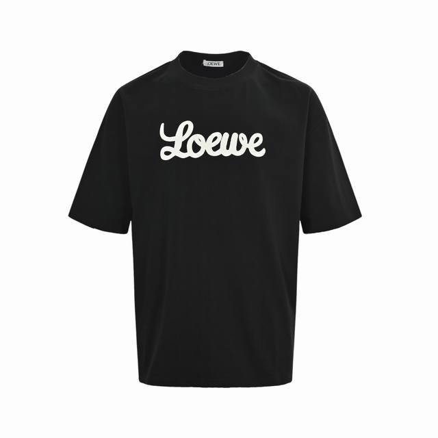 Loewe 25Ss signature short-sleeved shirt (DDD) is made from custom 240g 26s ultr
