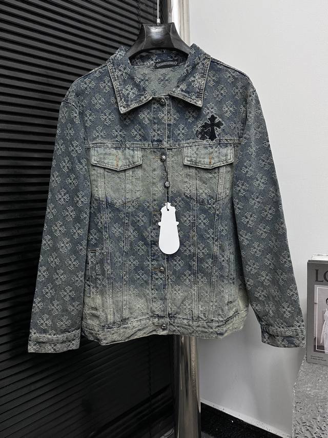 Chromehearts Chromehearts classic heavy-stamped Sanskrit all-over jacquard hot-d