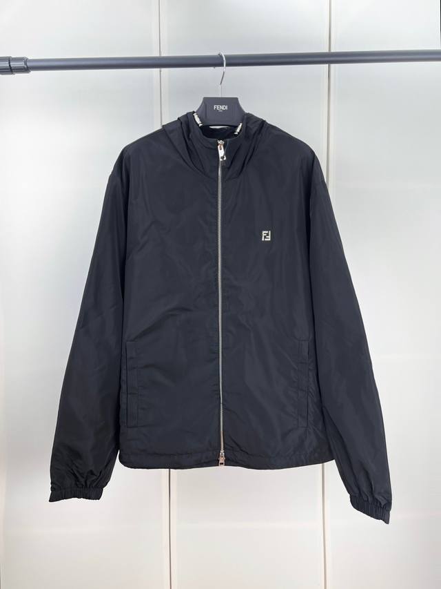 Fendi Ff metal logo jacket windbreaker coat 46 48 50 52 DDD
