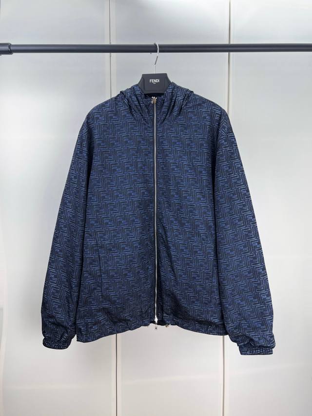 Fendi Ff full print double-sided jacket windbreaker coat 46 48 50 52 DDD