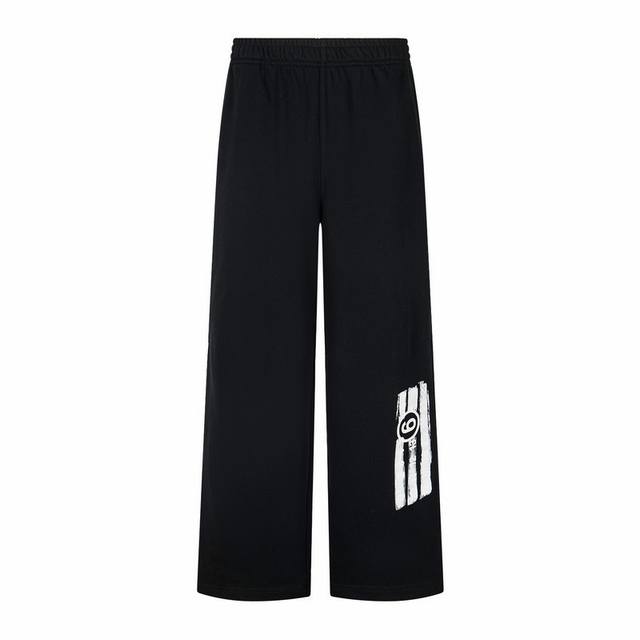 High-quality Maisonmargiela graffiti digital print wide-leg casual sweatpants,