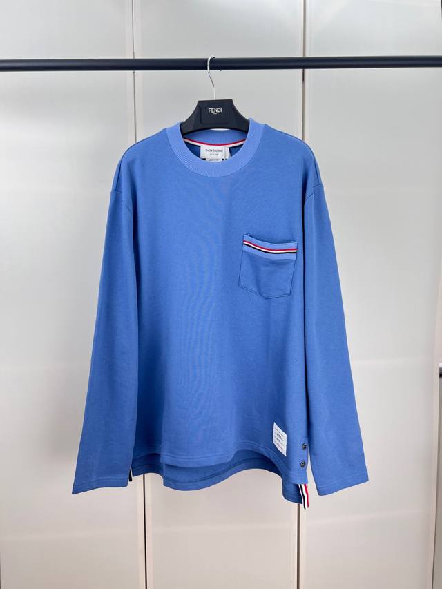 Thombrowne Tb pocket webbing round neck sweatshirt 1 2 3 4 DDD