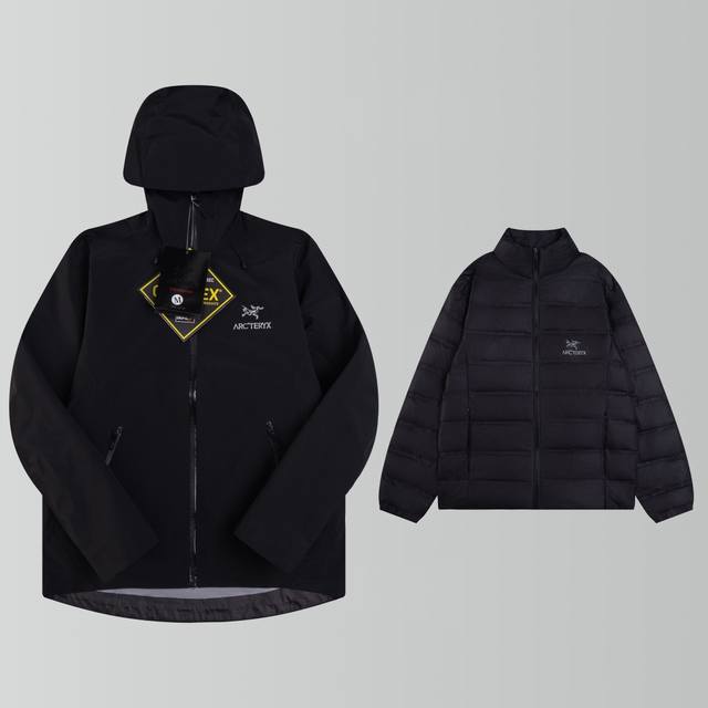 Top-of-the-line version of the Arc'teryx Gore-Tex Jacket with a detachable liner