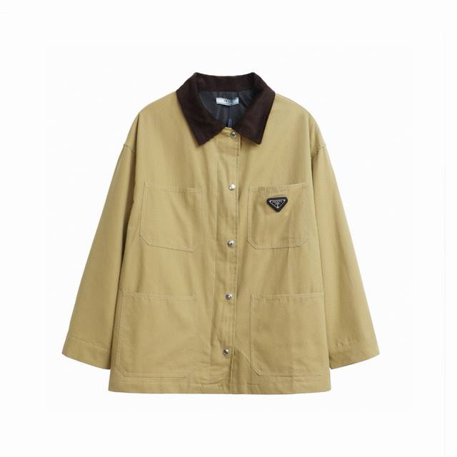 New Arrival Style: G305 Prada's new multi-pocket unisex work jacket. This unise