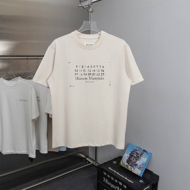 Gift box version Lw75-2 Maison Margiela worn digital print short sleeves Sizes X