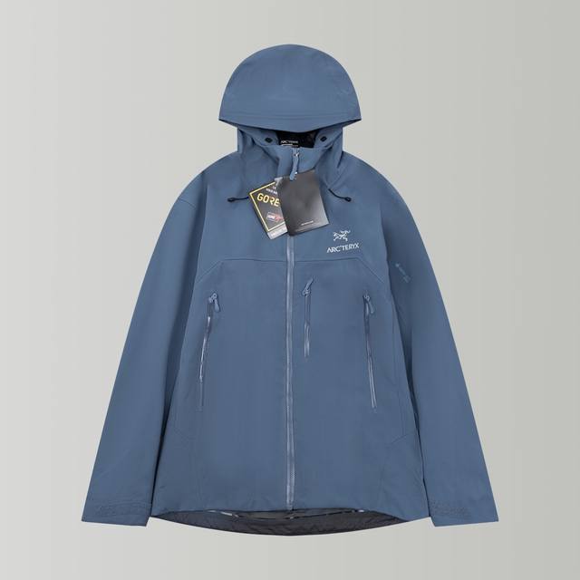 Top-of-the-line Arcteryx Beta SV hardshell jacket, fully taped, DDD. All data an
