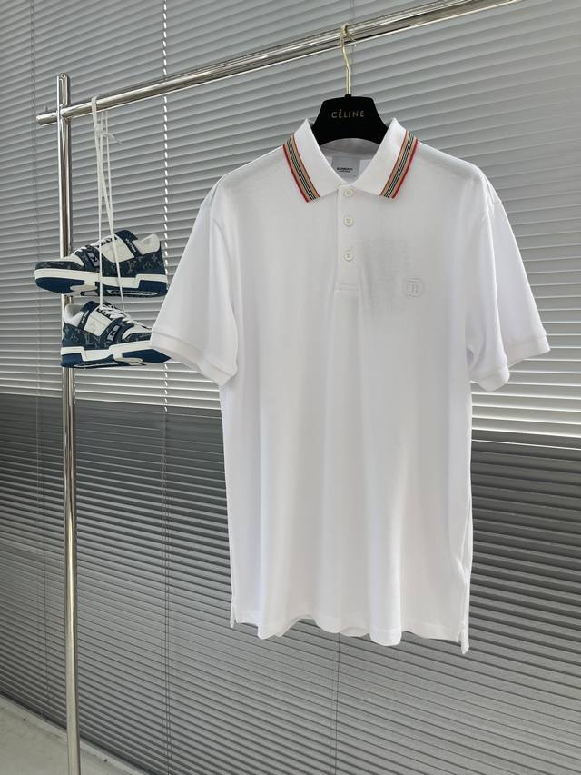Bbr 25 Spring/Summer casual lapel polo shirt. 50s double combed mercerized cotto