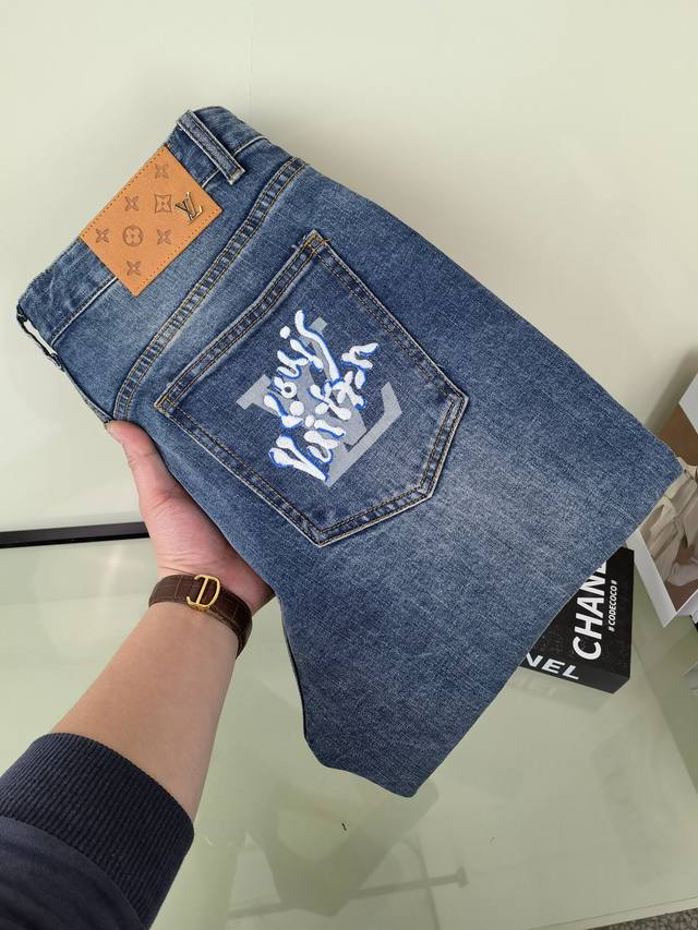 Lujia 25 new original washed jeans, high version, original development, high-end