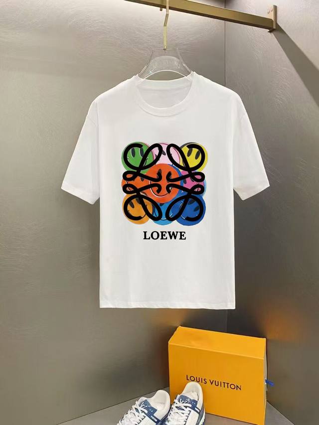 Loewe's 2025 early spring new model, the latest short-sleeved round neck T-shirt
