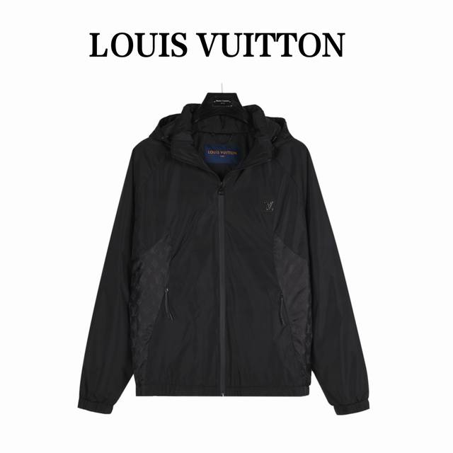 Louisvuitton Louis Vuitton all-print patchwork hooded jacket is rarely available