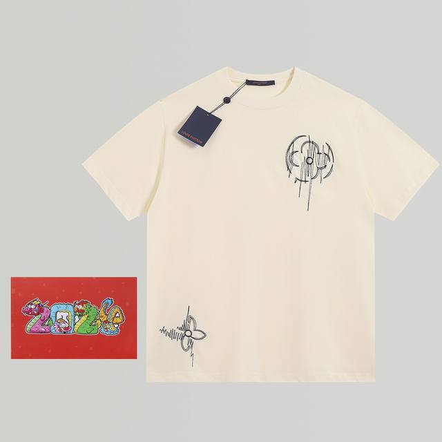 Gift Box Edition, Style No. G52-2 DDD, Lvjia | 24Ss Short-Sleeve Top with Heavy