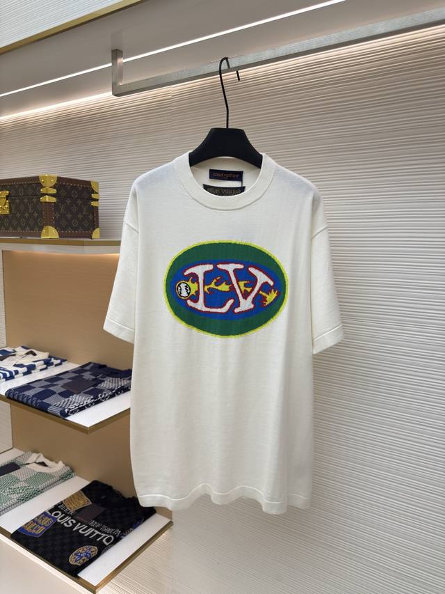Louis Vuitton Football Flame Knitted Short Sleeve Authentic: 7850 purchased and