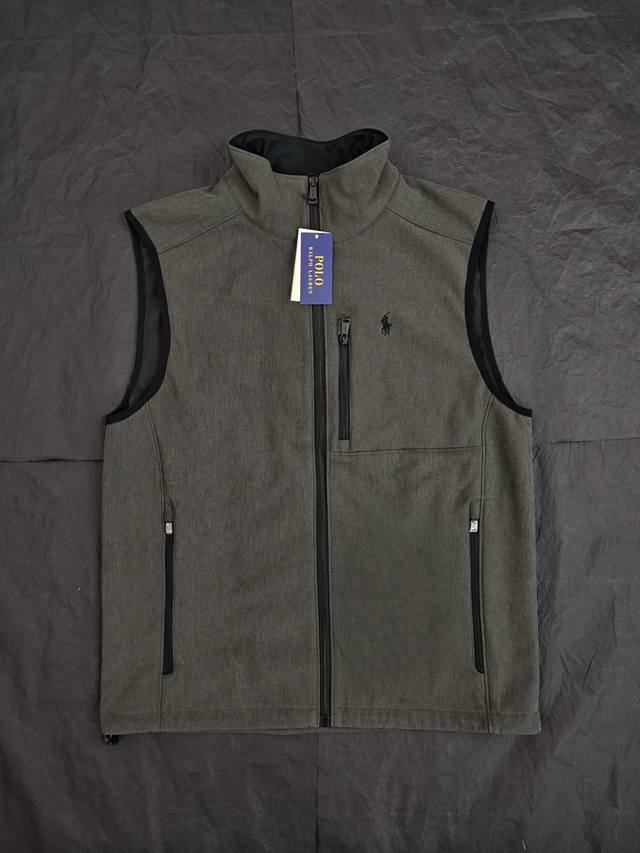 Look, darlings! The Polo Ralph Lauren dark grey functional vest is here! The hig