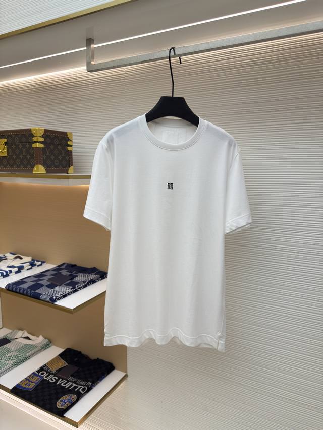 Givenchy Letter Logo Round Neck Short Sleeve T-shirt Authentic: Purchased and de