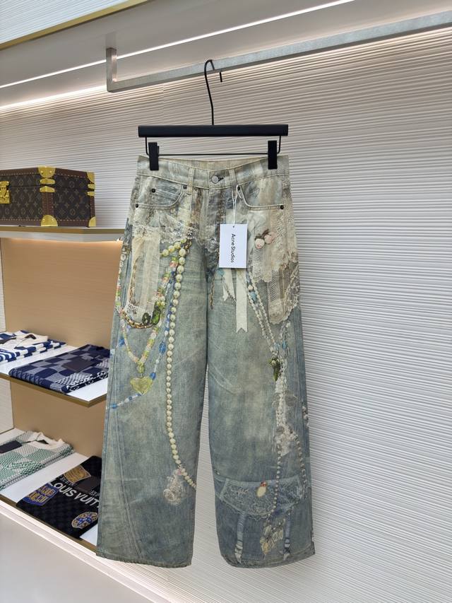 Acne Studios 25Ss Lace Jeans Authentic: Purchased for 7999 and developed Item No