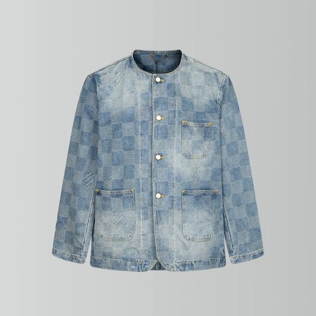 Lv24Ss Checkerboard Flare Jeans Fabric: Made from 7x10" denim with a solid grain