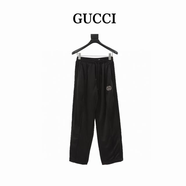 Gucci 24Fw Hollow Double G Embroidered Half-Zip School Uniform Trousers A must-h