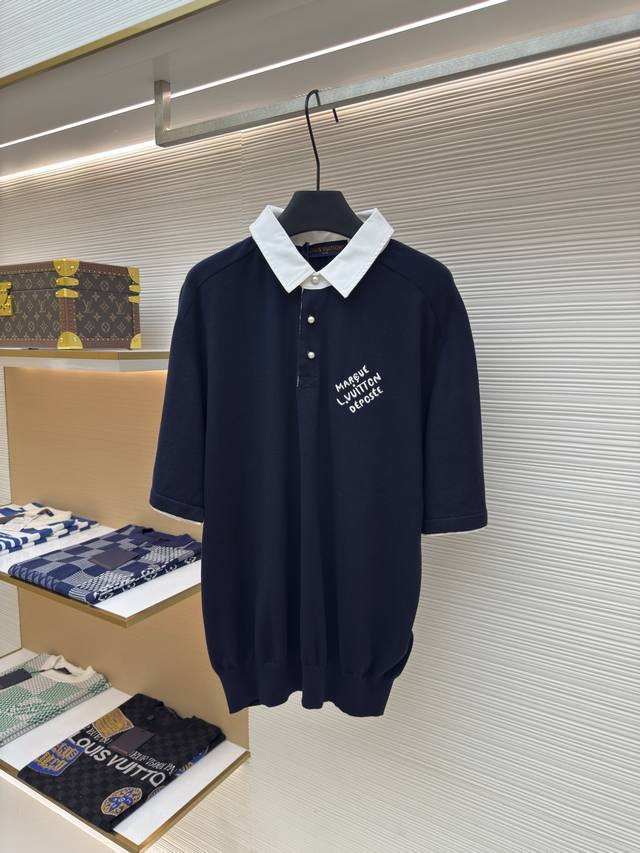 Louis Vuitton Wool Polo Shirt Authentic: Purchased and developed at 9650 Item No