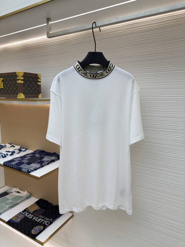 Dior Jacquard Art Ribbed Short-Sleeved T-Shirt Authentic: Purchased for 5899 Ite